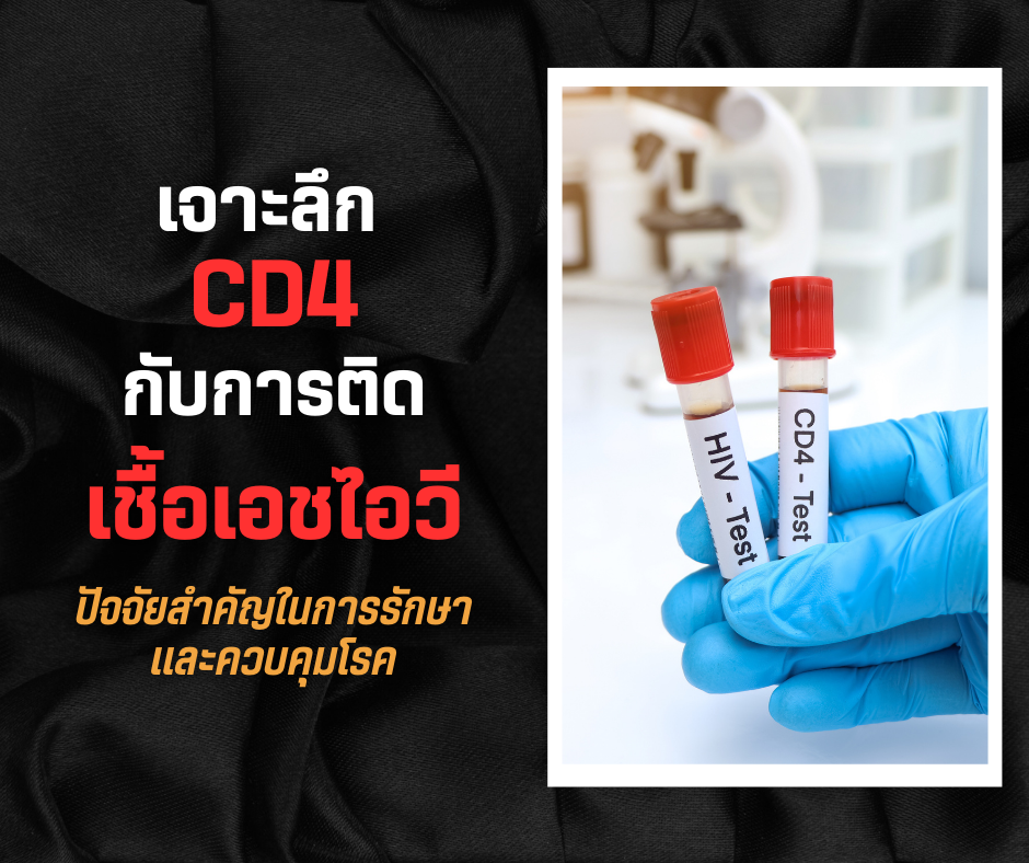 เจาะลึก CD4 กับการติดเชื้อเอชไอวี ปัจจัยสำคัญในการรักษา และควบคุมโรค